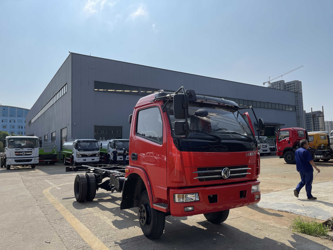 DF 4*4 চ্যাসিস 3.2 T ব্যবহৃত ট্রাক্টর ট্রাক সেকেন্ড হ্যান্ড 140hp ফোর হুইল ড্রাইভ চ্যাসিস