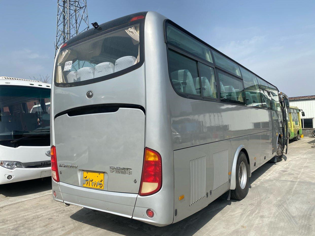 Yutong বাস ZK6107 রাইট হ্যান্ড ড্রাইভ বাস 49 সিট সেকেন্ড হ্যান্ড ড্রাইভ কোচ এয়ারব্যাগ চেসিস
