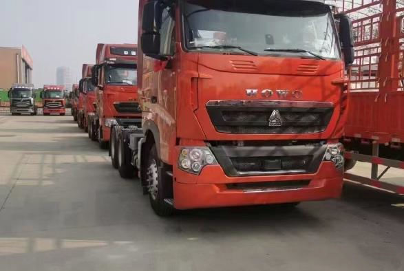 ব্যবহৃত HOWO ট্রাক্টর ট্রাক 6*4 480hp T7H LHD/RHD ইউরো ভি ইঞ্জিন