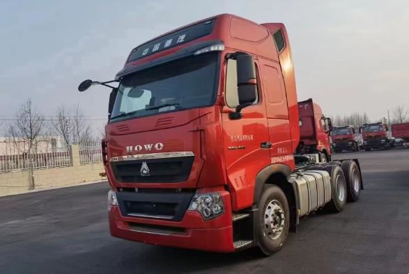 ব্যবহৃত HOWO ট্রাক্টর ট্রাক 6*4 480hp T7H LHD/RHD ইউরো ভি ইঞ্জিন