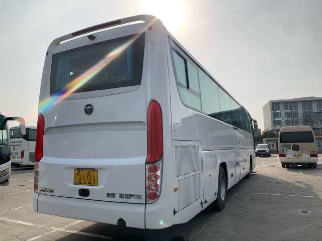 Foton বাস ব্যবহৃত কোচ BJ6120 ব্যবহৃত Yutong বাস 50seat 2018 Yuchai 330hp দুটি দরজা