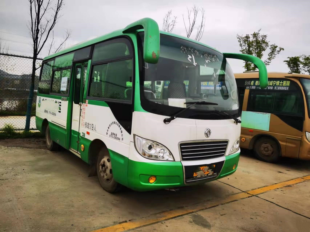Dongfeng EQ6606 চীনা ব্র্যান্ড ব্যবহৃত মিনি বাস 19 সিট 5.9 মি দৈর্ঘ্য ইউরো ভি 2018