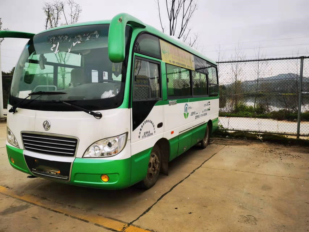 Dongfeng EQ6606 চীনা ব্র্যান্ড ব্যবহৃত মিনি বাস 19 সিট 5.9 মি দৈর্ঘ্য ইউরো ভি 2018