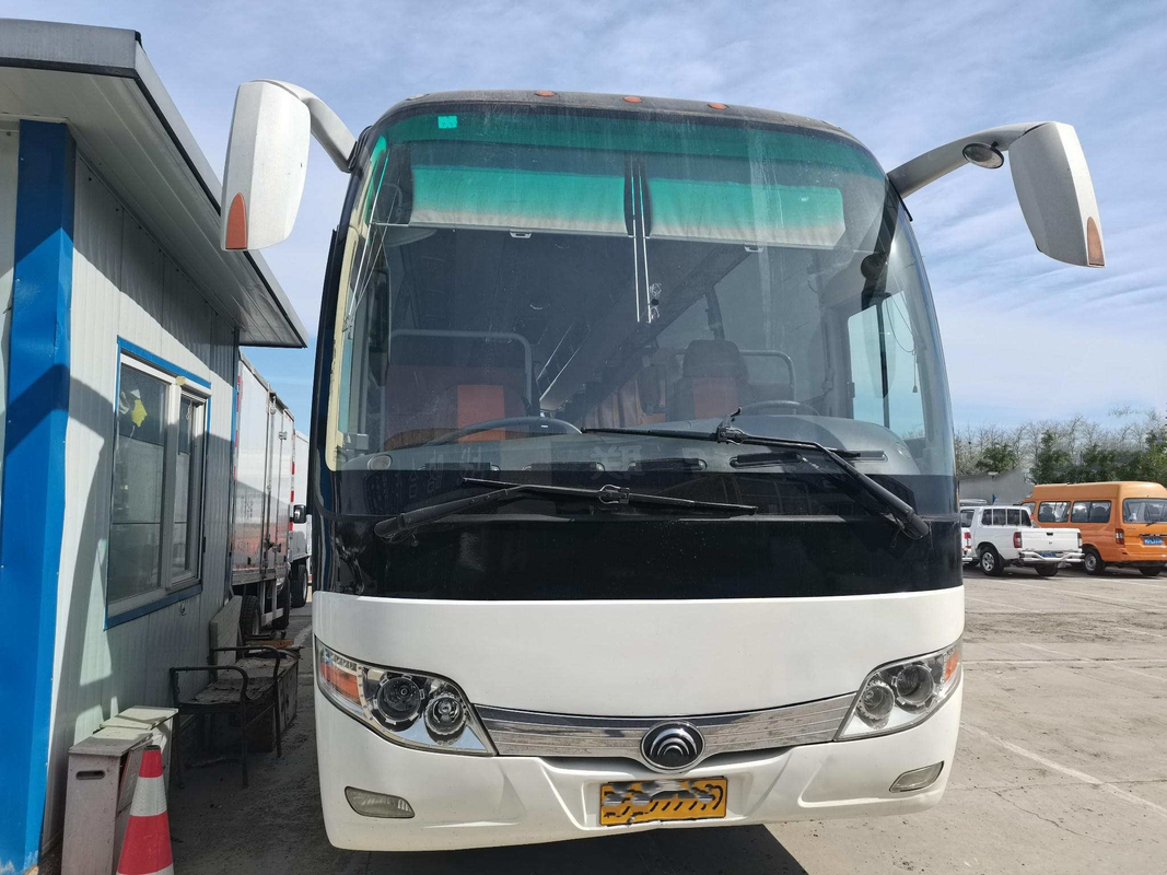 বাস এবং কোচ Yutong Zk6107 51 আসনের যাত্রীবাহী বাস সেকেন্ড হ্যান্ড ড্রাইভ বাস বাম স্টিয়ারিং