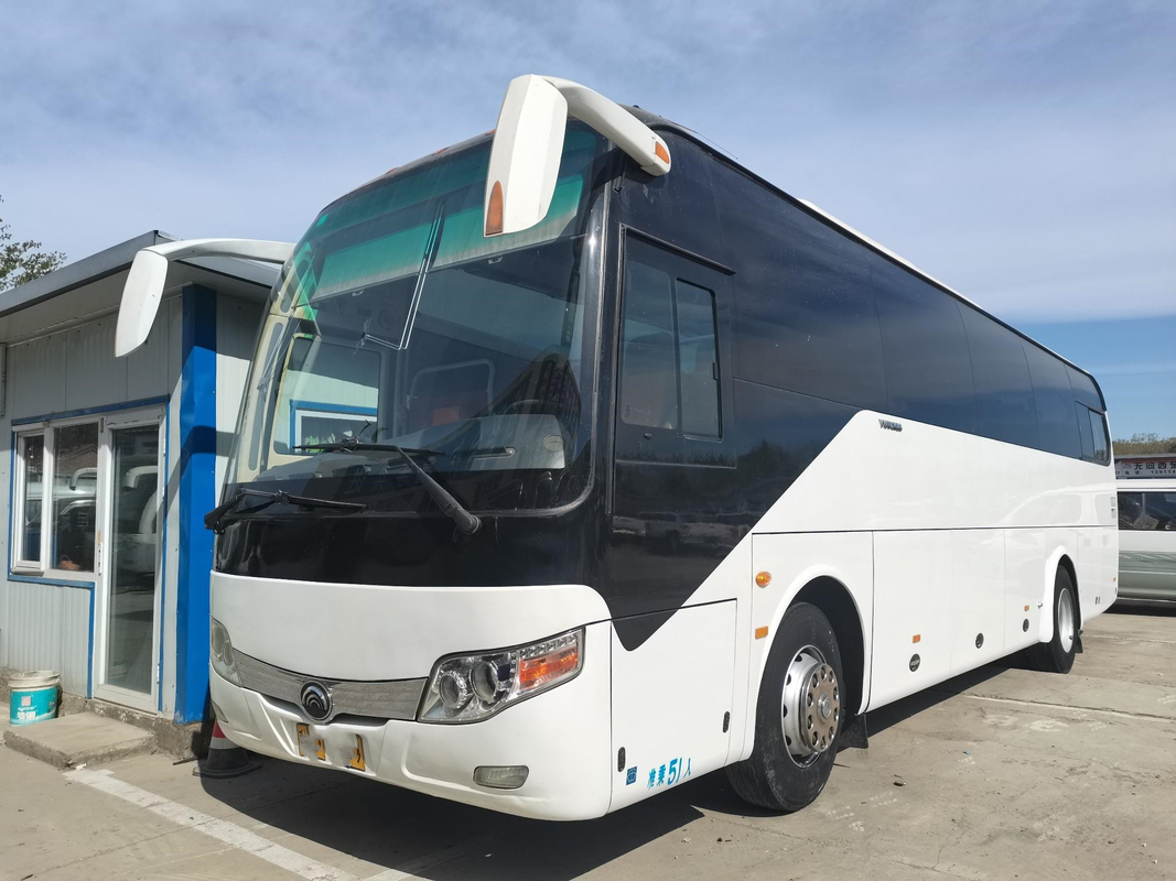 বাস এবং কোচ Yutong Zk6107 51 আসনের যাত্রীবাহী বাস সেকেন্ড হ্যান্ড ড্রাইভ বাস বাম স্টিয়ারিং