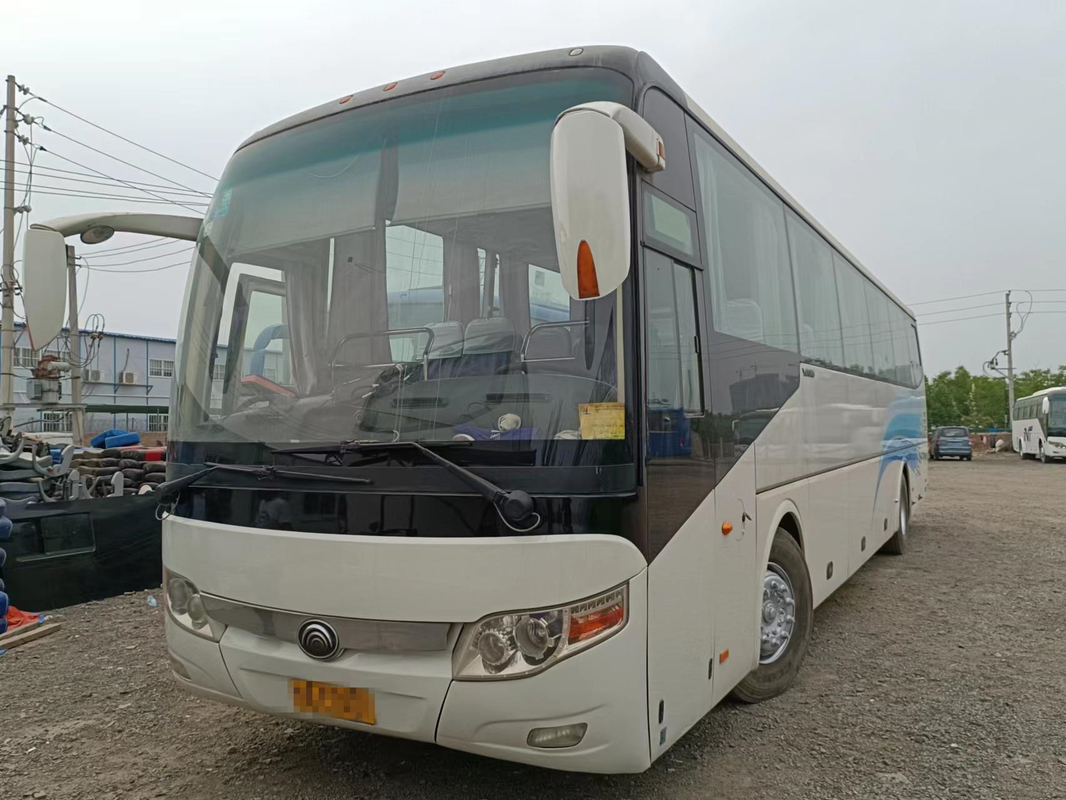2015 সাল 65 সিটার ব্যবহৃত ইউটং বাস ZK6127 ব্যবহৃত যাত্রীবাহী বাস 310kw রিয়ার ইঞ্জিন ডান হাতের ড্রাইভ