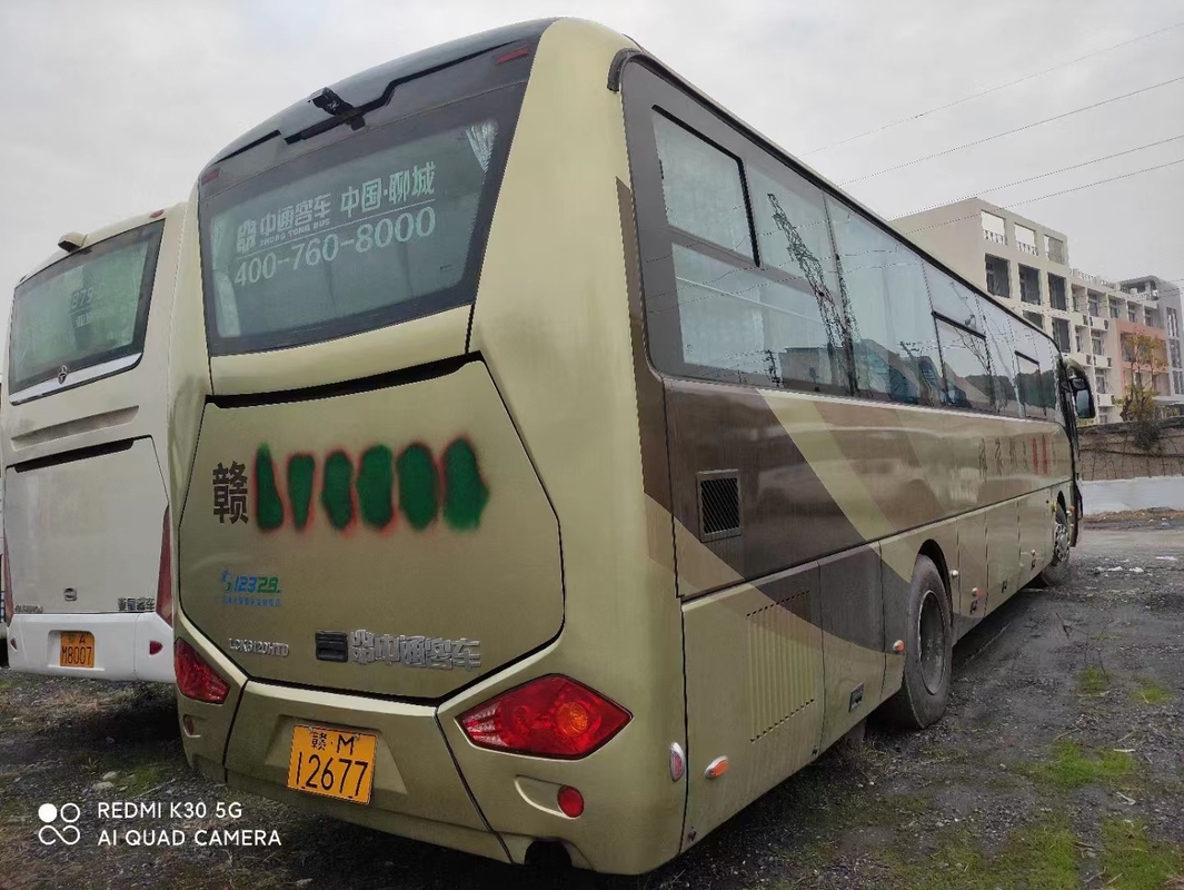 2015 সাল 55 আসনের Zhongtong বাস ZLCK6120 সেকেন্ড হ্যান্ড বাস 199kw যাত্রীর জন্য LHD সহ