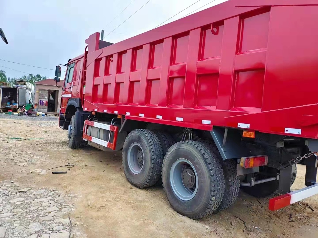 হাউ টিপার ট্রাক ব্যবহৃত ডাম্পার 371/375hp সেকেন্ড হ্যান্ড সিনো ট্রাক 6*4 8*4 ডান হাতের ড্রাইভ