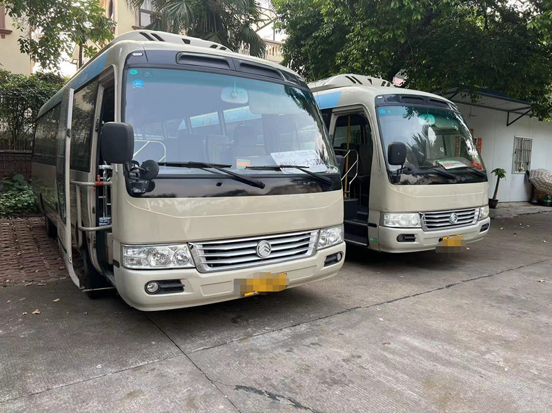 বৈদ্যুতিক ইঞ্জিন বাম হাতে স্টিয়ারিং সহ 34টি আসন ব্যবহৃত কোস্টার বাস ব্যবহৃত মিনি বাস XML6809