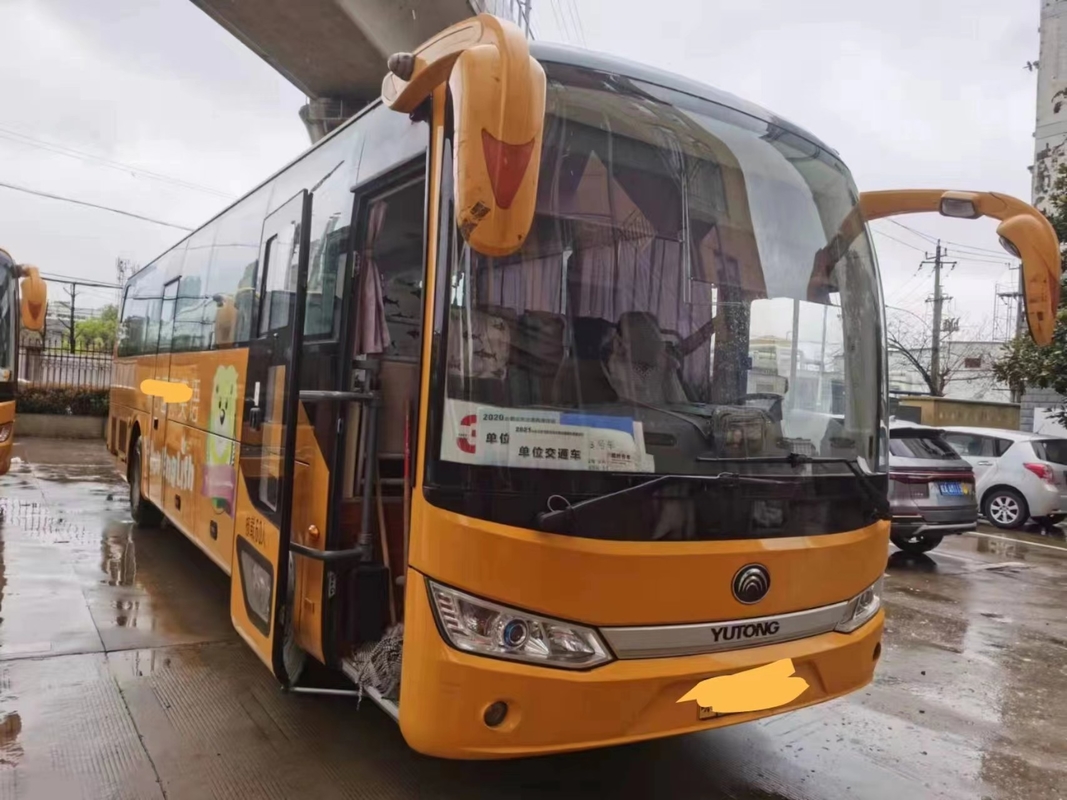 RHD/LHD ব্যবহৃত কোচ ইউটং 60 সিট 2+3 লেআউট দুটি দরজা পিছনের ইউচাই ইঞ্জিন