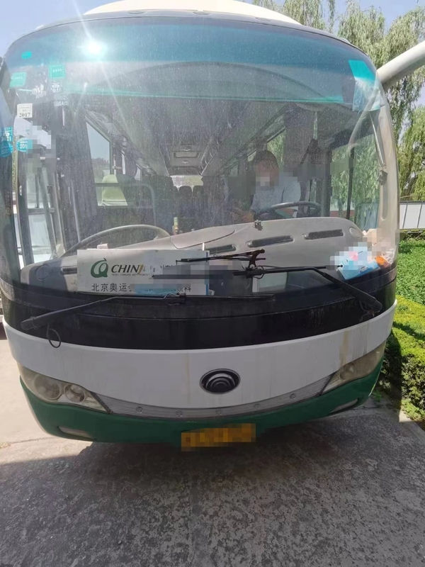 বিক্রয়ের জন্য 35 আসন ব্যবহৃত Yutong বাস ZK6809 সুলভ মূল্যে ব্যবহৃত মিনি বাস LHD স্টিয়ারিং