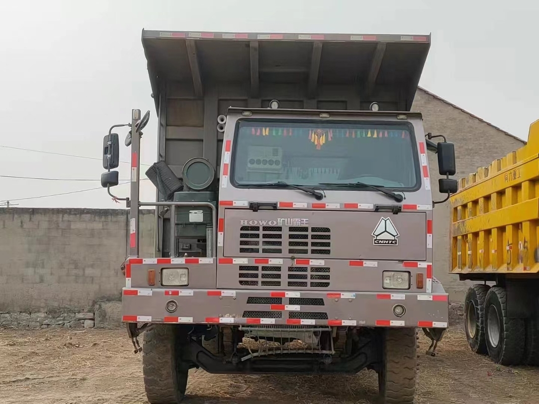 Sino HOWO 430HP ইঞ্জিন সহ ডাম্প ট্রাক ডাম্পার 120 টন লোড খনির জন্য ব্যবহৃত
