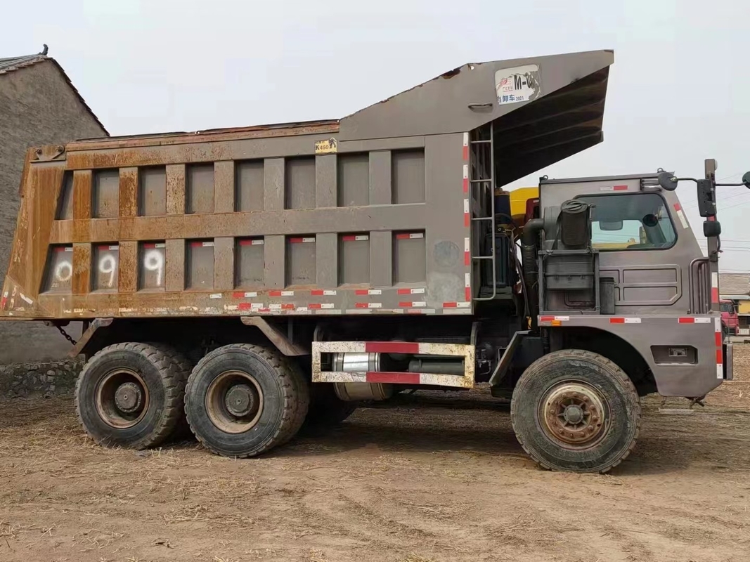 Sino HOWO 430HP ইঞ্জিন সহ ডাম্প ট্রাক ডাম্পার 120 টন লোড খনির জন্য ব্যবহৃত