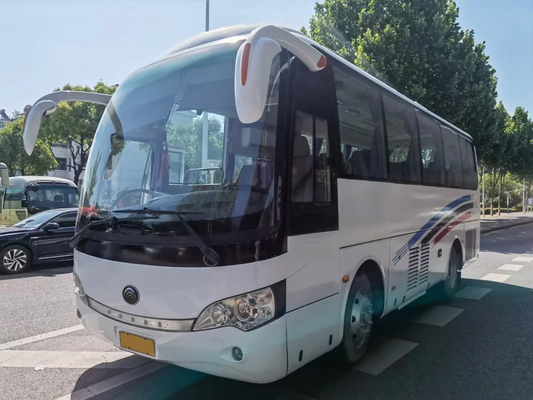 ZK5110 Yutong ব্যবহৃত যাত্রীবাহী বাস / 22 সিটার বড় ব্যাগ compartment DieseEngine