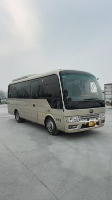 মধ্যম আকারের ZK6792D51 ব্যবহৃত বাস 25 আসন ক্ষমতা 6-গতি গিয়ারবক্স প্রসারিত ডুবে যাওয়া পিছনের ব্যাগগেজ